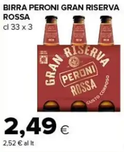 Tigre Amico Birra Peroni Gran Riserva Rossa offerta