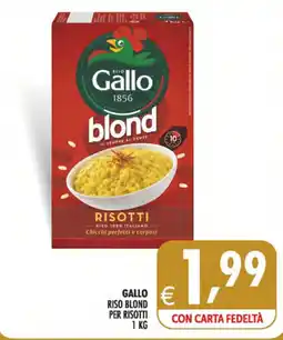 Decò Local Gallo riso blond per risotti offerta