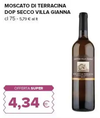 Moscato di Terracina Dop Secco Villa Gianna