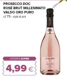 Oasi Prosecco rosé Valdo offerta