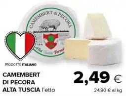 Oasi Camembert di pecora Alta Toscana offerta