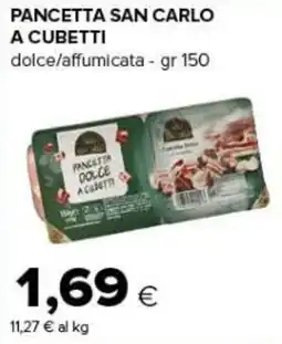 Tigre Amico Pancetta San Carlo a cubetti offerta
