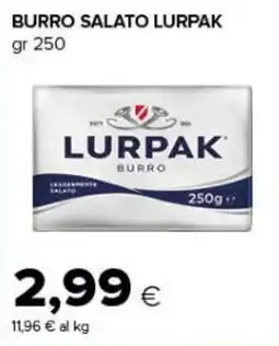 Tigre Amico Burro salato Lurpak offerta