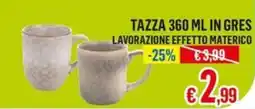 Satur Tazza in gres offerta
