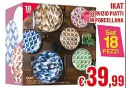 Satur Ikat servizio piatti in porcellana offerta