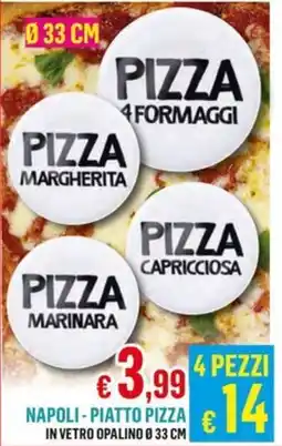 Satur Pizza Napoli - Piatto pizza offerta