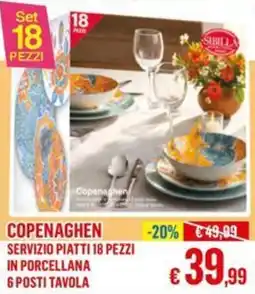 Satur Copenaghen servizio piatti offerta