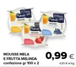 Oasi Mousse mela e frutta Melinda offerta