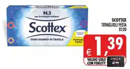 Decò Local Scottex tovaglioli festa offerta