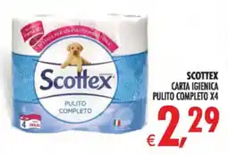 Decò Local Scottex carta igienica pulito completo offerta