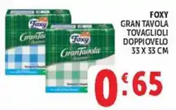 Deco Market Foxy Gran Tavola tovaglioli offerta