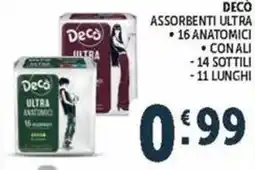 Deco Market Decò assorbenti ultra offerta