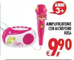 Deco Superstore Amplificatore con microfono rosa offerta