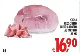 Deco Superstore Cioli prosciutto cotto arrosto al tartufo offerta