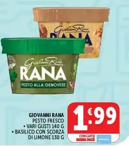 Deco Market Giovanni Rana Pesto Fresco offerta