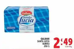 Deco Market Galbani Santa Lucia Burro Classico offerta