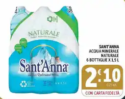 Deco Market Sant'Anna acqua minerale naturale offerta