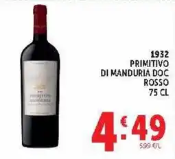 Deco Market Primitivo di Manduria DOC Rosso offerta