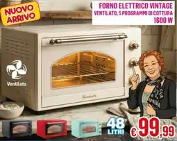 Satur Forno elettrico vintage Kouper offerta