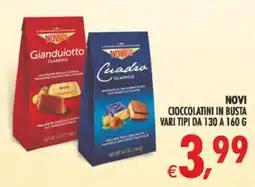 Decò Local Novi cioccolatini in busta offerta