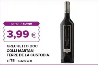Grechetto Doc Colli Martani Terre de la Custodia