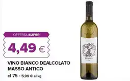 Tigre Vino bianco dealcolato Masso Antico offerta