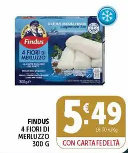 Deco Market Findus 4 Fiori di Merluzzo offerta