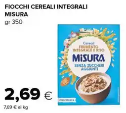 Tigre Fiocchi cereali integrali Misura offerta