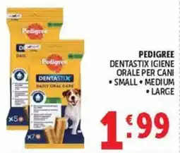 Deco Market Pedigree Dentastix igiene orale per cani offerta
