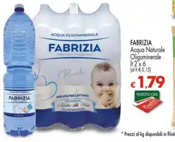 Despar Acqua Naturale Oligominerale Fabrizia offerta