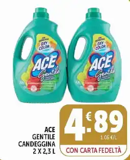 Deco Market Ace Gentile candeggina offerta