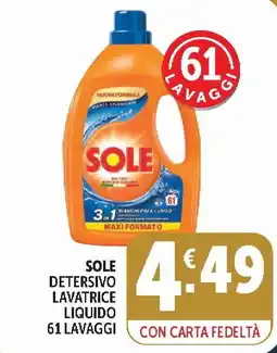 Deco Market Sole detersivo lavatrice liquido offerta