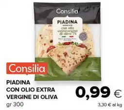 Oasi Consilia Piadina con olio extra vergine di oliva offerta