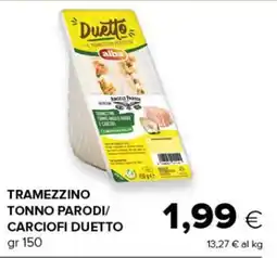 Oasi Tramezzino tonno parodi carciofi duetto offerta