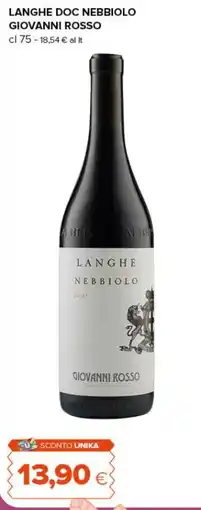 Oasi Langhe Nebbiolo Giovanni Rosso offerta