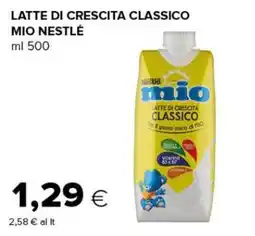 Oasi Latte di crescita classico mio Nestlé offerta