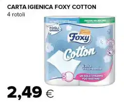 Oasi Carta igienica Foxy Cotton offerta