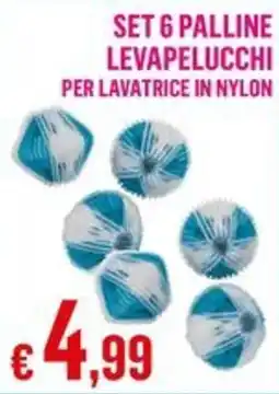 Satur Palline levapelucchi per lavatrice in nylon offerta