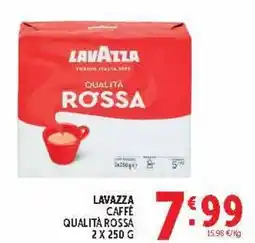 Deco Market Lavazza caffè qualità rossa offerta