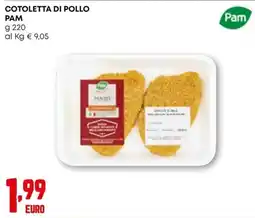 Kanguro Cotoletta di pollo Pam offerta