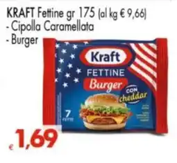 Despar Kraft Fettine Burger offerta