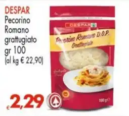 Despar Pecorino Romano grattugiato offerta