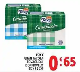 Deco Market Foxy Gran Tavola tovaglioli offerta