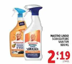 Deco Market Mastro Lindo sgrassatore offerta