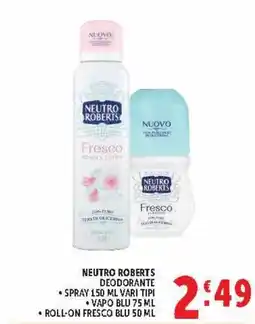 Deco Market Neutro Roberts deodorante offerta