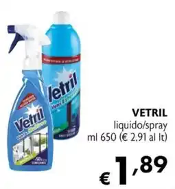 Eurospesa Vetril liquido/spray offerta