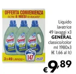 Eurospesa Liquido lavatrice General classic offerta