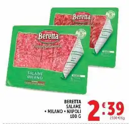 Deco Market Beretta Salame Milano offerta