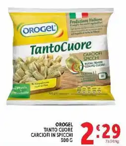 Deco Market Orogel tanto cuore carciofi in spicchi offerta