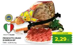 Tigre Amico Prosciutto crudo di Norcia IGP offerta